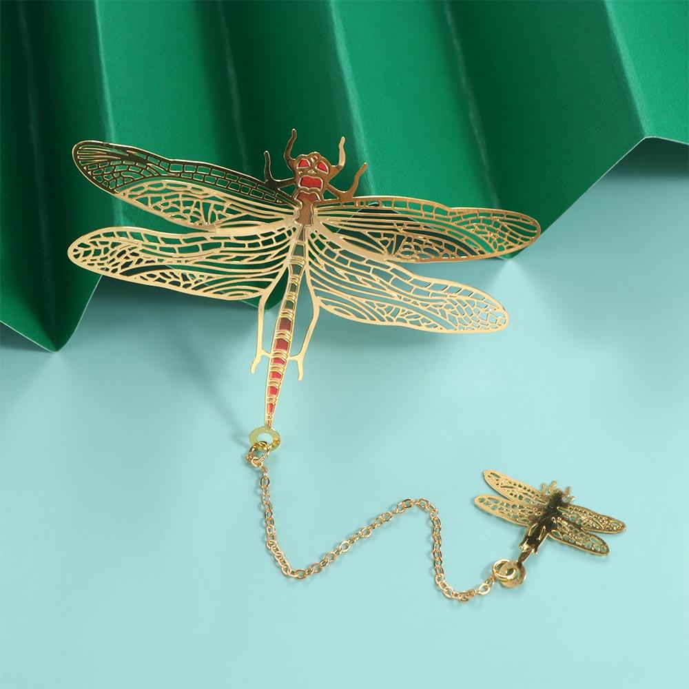 Металлическая закладка-подвеска Лист лотоса Роза Закладка Новогодний подарок Закладка Лист лотоса Маркер страницы