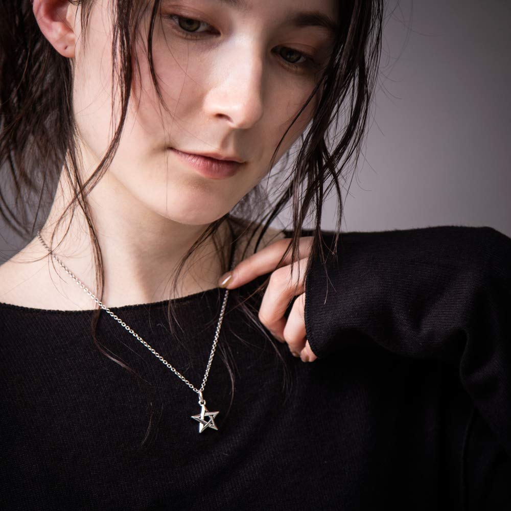 ARTEMISKINGS Подвеска в виде пентаграммы Серебряные аксессуары Брендовые ювелирные изделия Серебро 925 [Artemis Kings] [Только топ] ak-akp0115 Мужские Женские