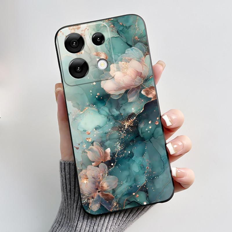 Anti-scratch Phone Case For Umidigi G9 5G Soft Silicone Black Casing Unique Design Happy Milk Tea Rabbit Pattern Candy Shell