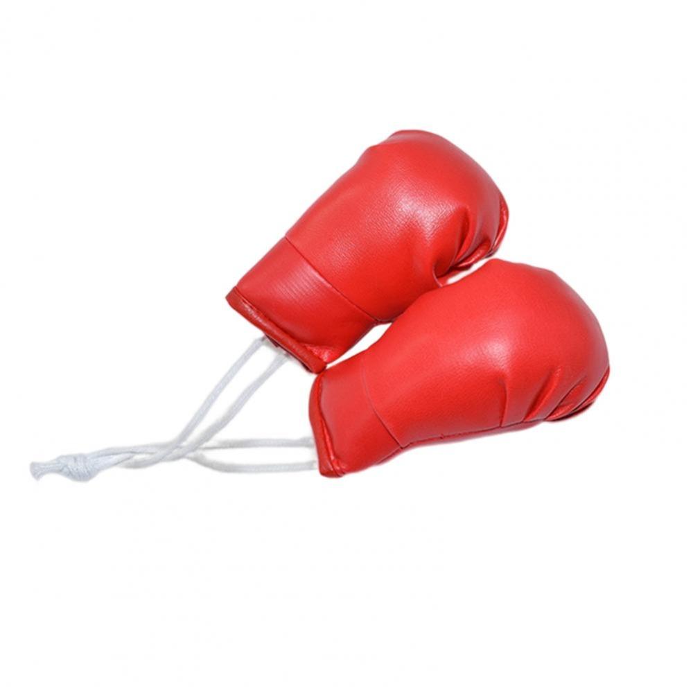 1 Set Easy To Hang Boxing Gloves Pendant Waterproof Miniature Punching Gloves Gym Bag
