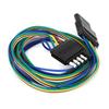 5-Pin Trailer Connector Flat Trailer Socket Wiring Harness for Most RVs and Trailers Camper Refit