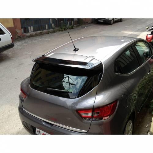 Для Renault Clio 4 Sport Спойлер 2012-2019 пластик-черный рояль, окрашенный, качество +
