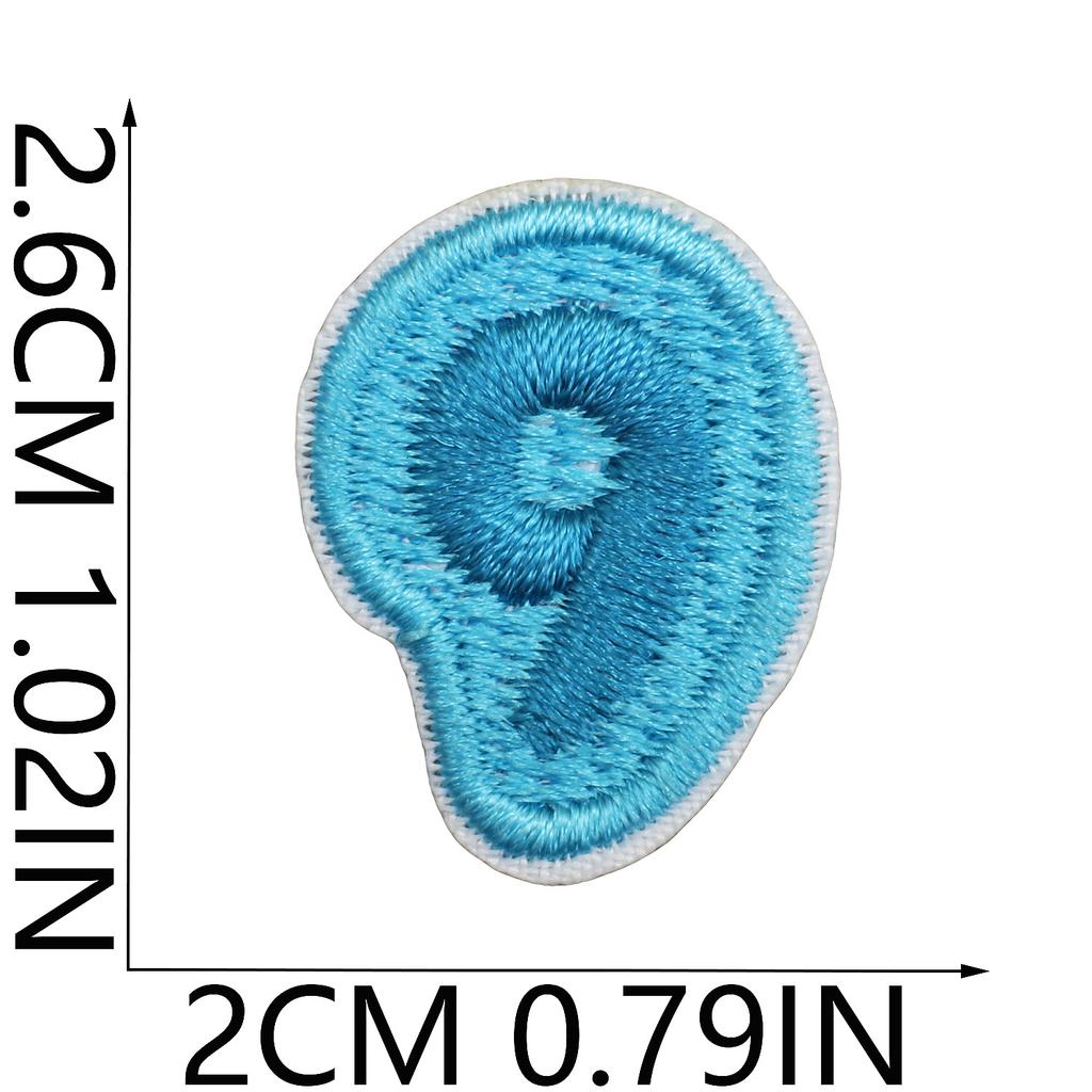 English Letter Embroidery Cloth Sticker Small Size Diy Pendant Decorative Patch Sticker Love Star Letter Embroidery Chapter Boy