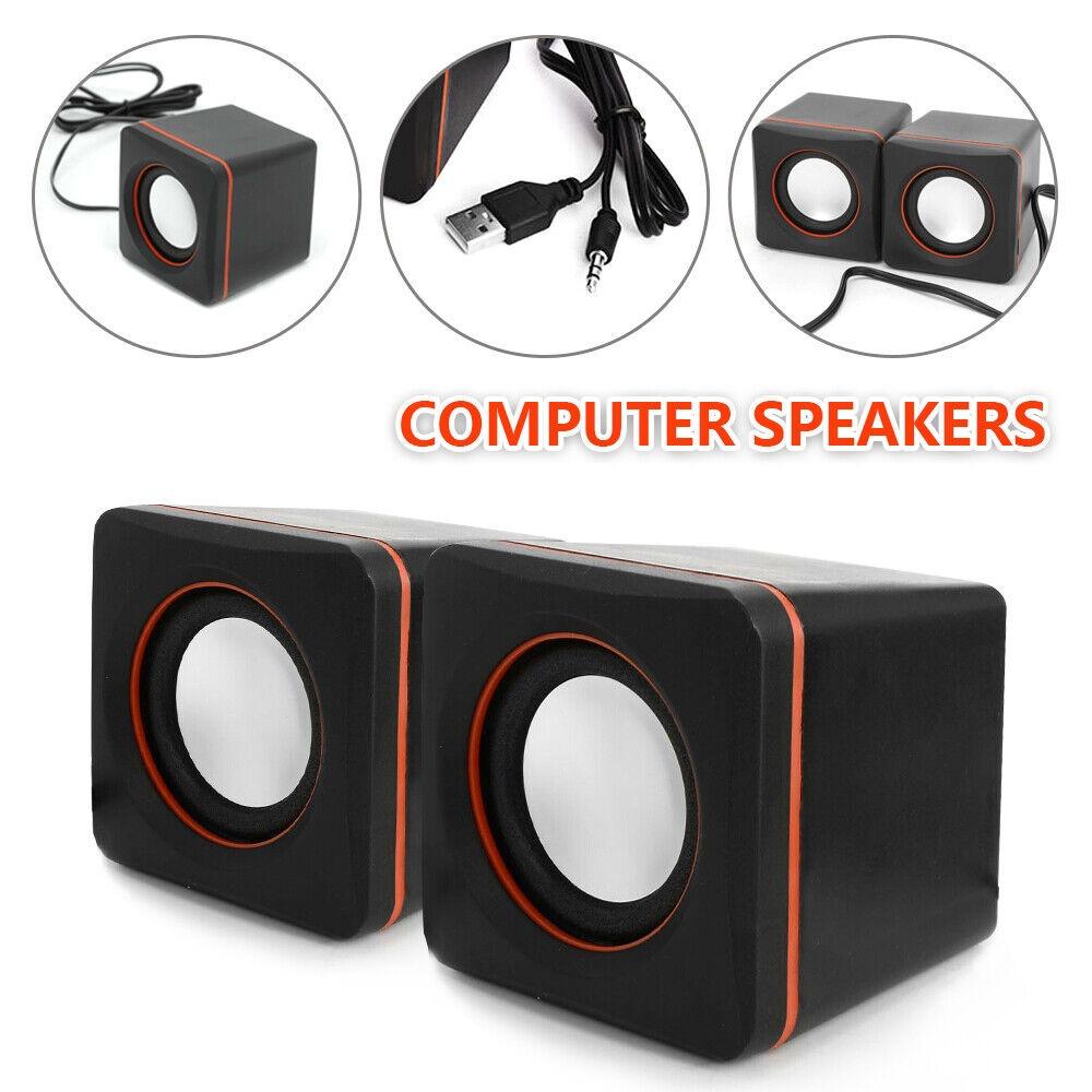 Anti-slip design Wired Computer Speaker Stereo Sound Bar Notebook Desktop Computer supplies