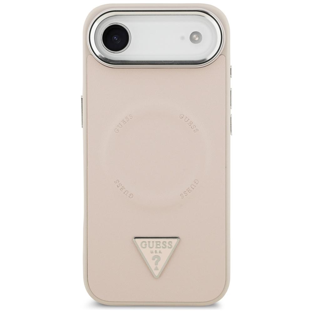 Guess Triangle Logo MagSafe Case for iPhone Air Pink