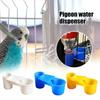 Поилка для домашних птиц большой емкости, пластиковая бутылка, автоматическая поилка, двойное отверстие, утолщенная, для клетки попугая