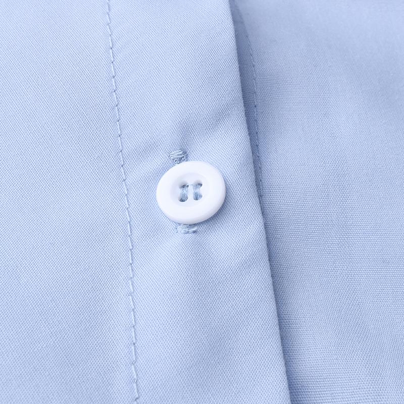 ZANZEA Стильная женская блузка из полиэстера с длинным рукавом с завязками в узел спереди