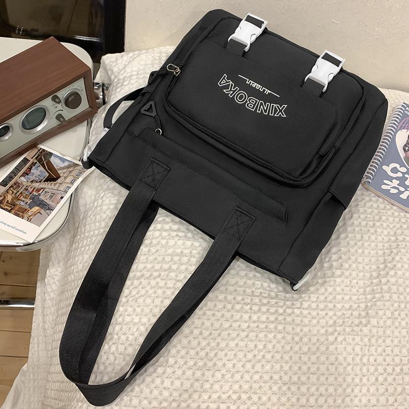 Школьные рюкзаки для студенток колледжа Простые и милые Большой вместимости для старшеклассниц и учениц средней школы Рюкзак из двух частей