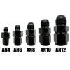 2 шт. AN4 AN6 AN8 AN10 AN12 1/8 NPT AN Поворотный Соединитель-Адаптер Бокового Порта для Датчика Масла, Резьбовой Фитинг 'Мама' на 'Папу'