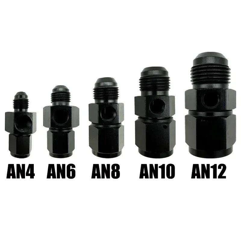 2 шт. AN4 AN6 AN8 AN10 AN12 1/8 NPT AN Поворотный Соединитель-Адаптер Бокового Порта для Датчика Масла, Резьбовой Фитинг 'Мама' на 'Папу'