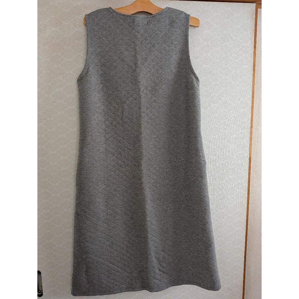 Used Quilted Sleeveless Dress Gray SW Limited Sale 500 yen off