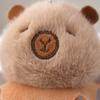 Funny Ice Cream Shape Capybara Plush Toys Keychain Cute Plush Doll Pendant Backpack Decoration Accessories Car Keyring Kids Gift