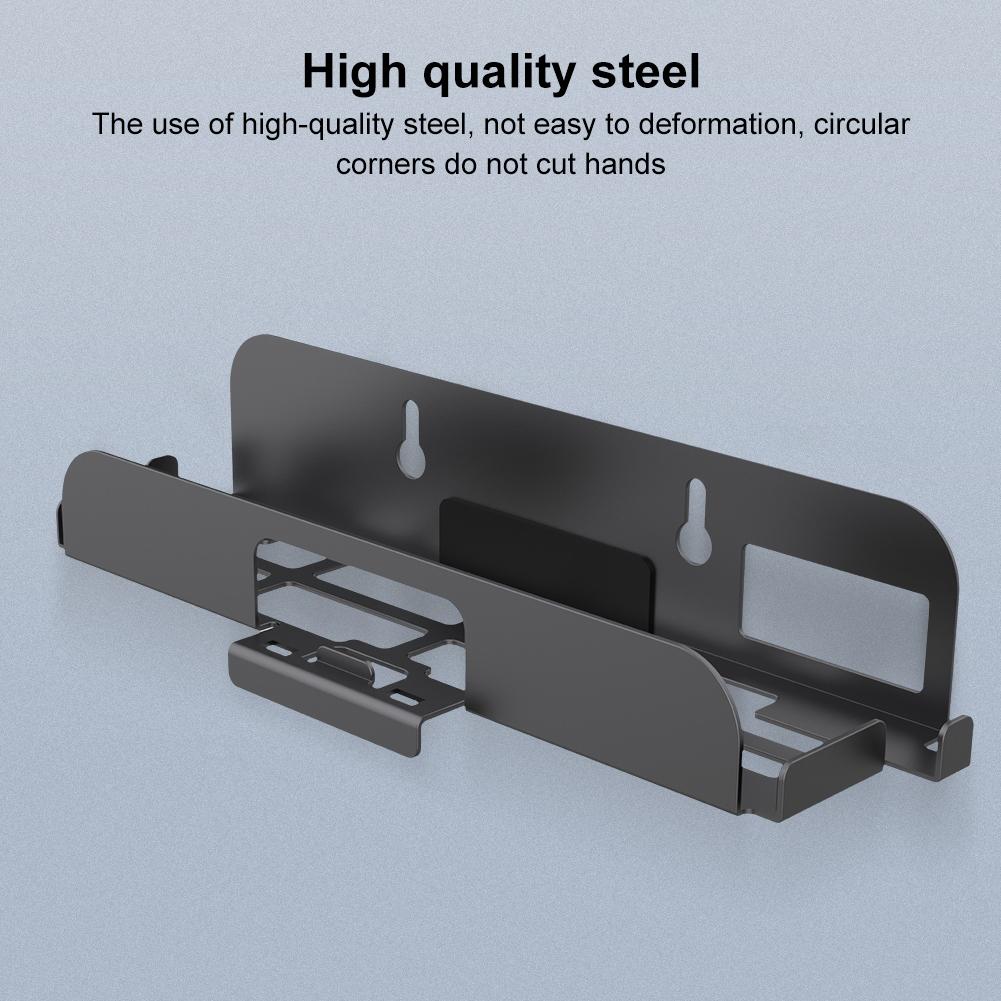 Настенное крепление-подставка для хоста для игровой консоли Switch 2, настенный держатель-кронштейн для игровой консоли, металлическое настенное крепление, подвесной настенный держатель