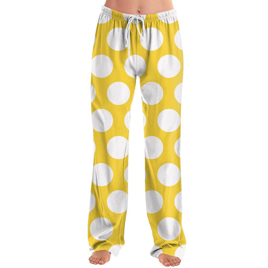 Женские модные свободные повседневные брюки с пасхальным принтом