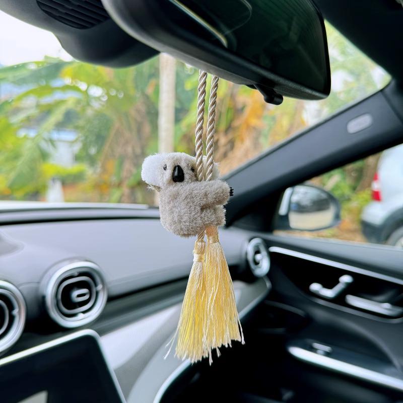 Charming Koala Car Pendant - Stylish Rearview Mirror Decor for Women