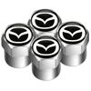 For Car Tire Wheel Valve Caps Cover + Suede Car Key Chain Ring Keychain Mazda CX3 CX-5 CX5 CX7 CX9 MX5 Axela ATENZA Accessories j1