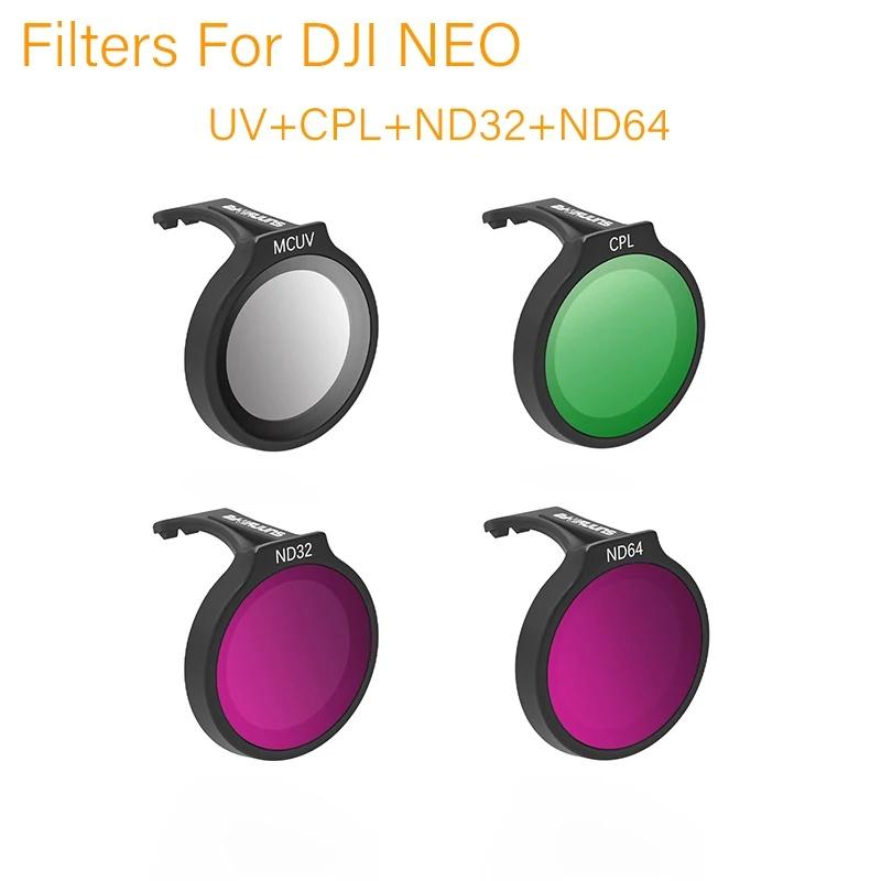 Lens Filter For DJI Neo ND Filters Set Camera Lens Filter Kit ND MCUV HD Optical Glass Filter Accessories