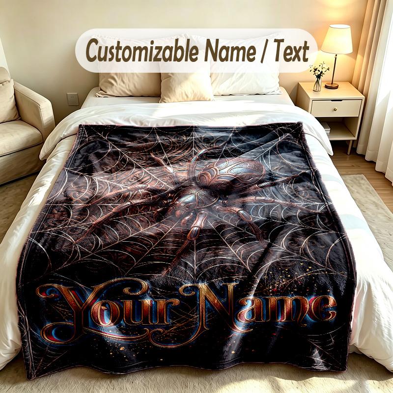 Other Similar Designs Theme Custom Blanket Personalized Name & Text Customized Soft Warm Throw Blanket Home Decor