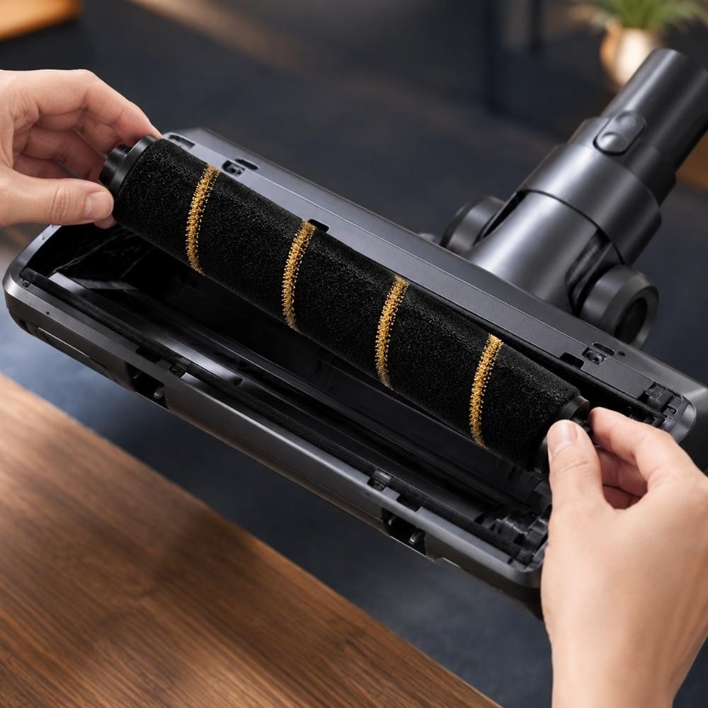 Black Vacuum Roller Brush for Dreame Z10 Station / Z20 Station Floor Cleaning