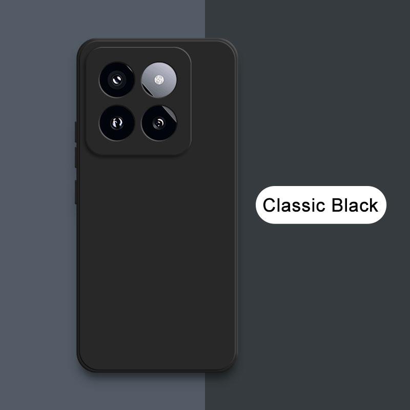 Square Liquid Silicone Case Cover for Xiaomi Mi 14 Pro Soft Waterproof Mobile Phone Armor Xiaomi14 Mi14 14Pro Luxury Accessories