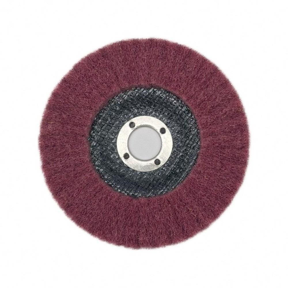 4.5" 115mm Non-Woven Grinding Wheel Nylon Fiber Abrasive Buffing Grinding Disc  Polishing