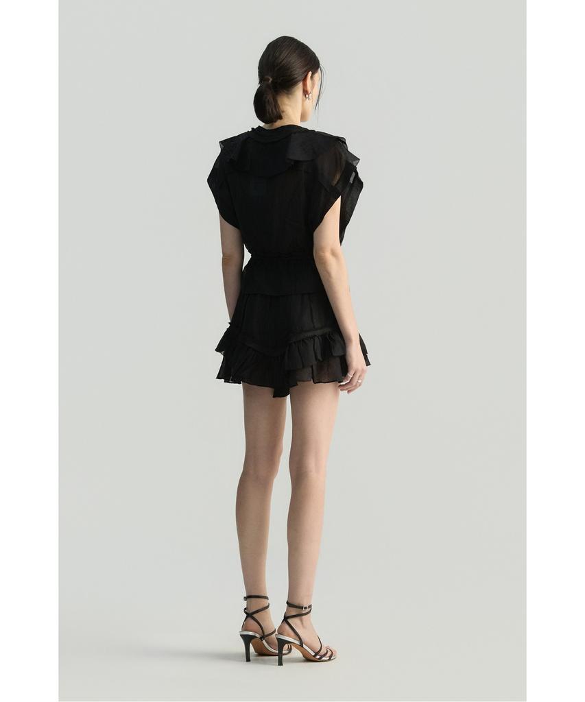 IROWOMEN Jovianne Ruffle Banding Shorts Iopom26108Bkx