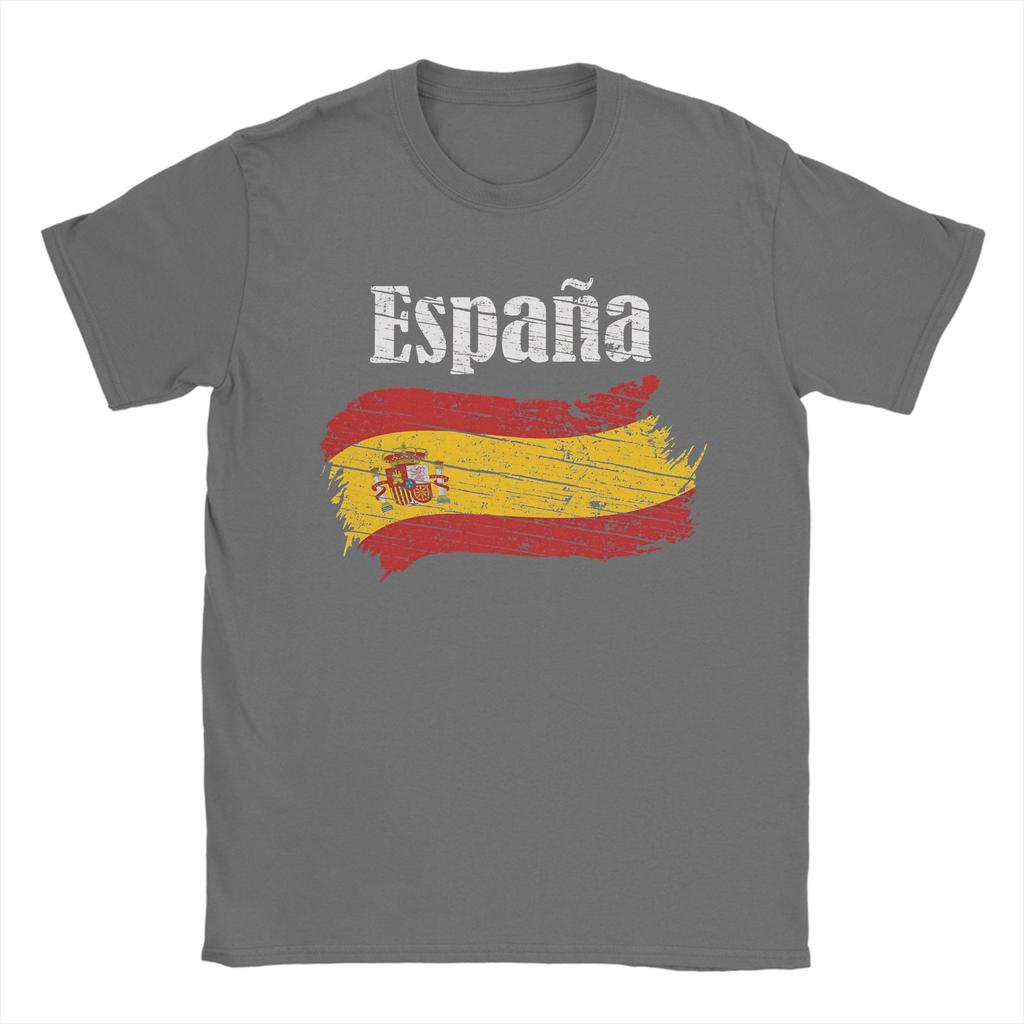 Герб Испании Испанский символ Espania Футболка Летняя 100% Хлопок Футболки Для Мужчин Трендовая Свободная Футболка С Коротким Рукавом Топы