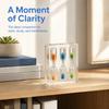Portable 1/2/3/4/5 Minutes Hourglass 3 in 1 Sand Timer Clock Acrylic Hourglass Timer  School Use