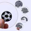 10pcs/lot Hot Clothes Garment Supplier Iron On Stickers Football Patches Embrioidered Appliques