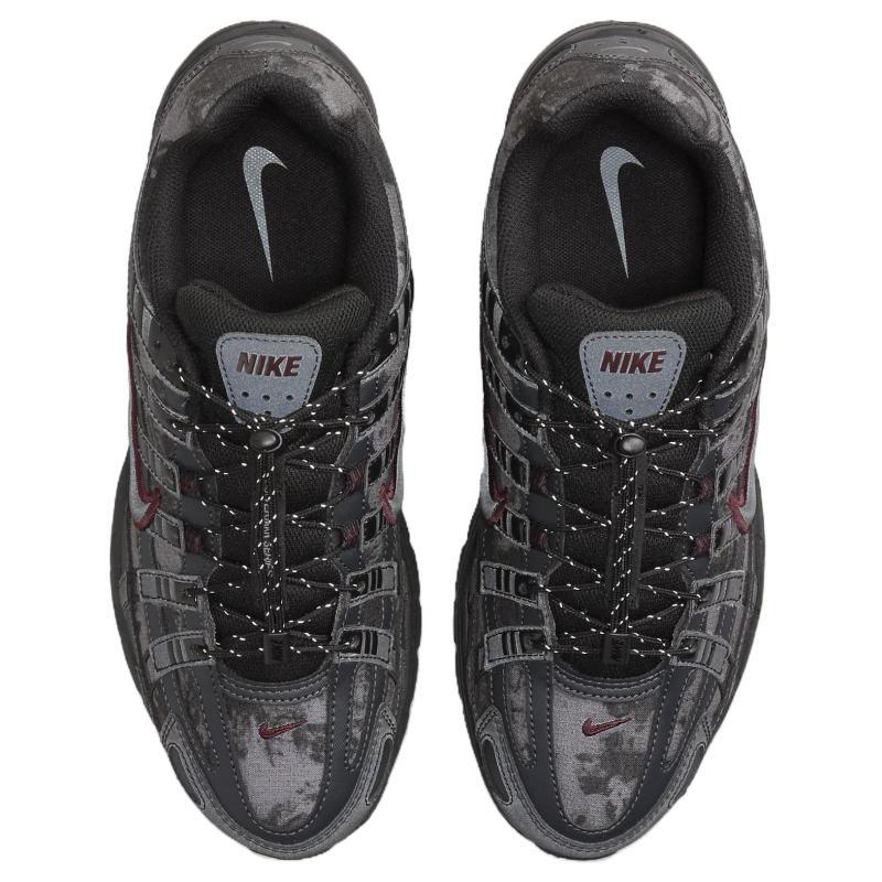 Nike P 6000 Черные Бордовый Краш Женские Кроссовки HQ4054-001
