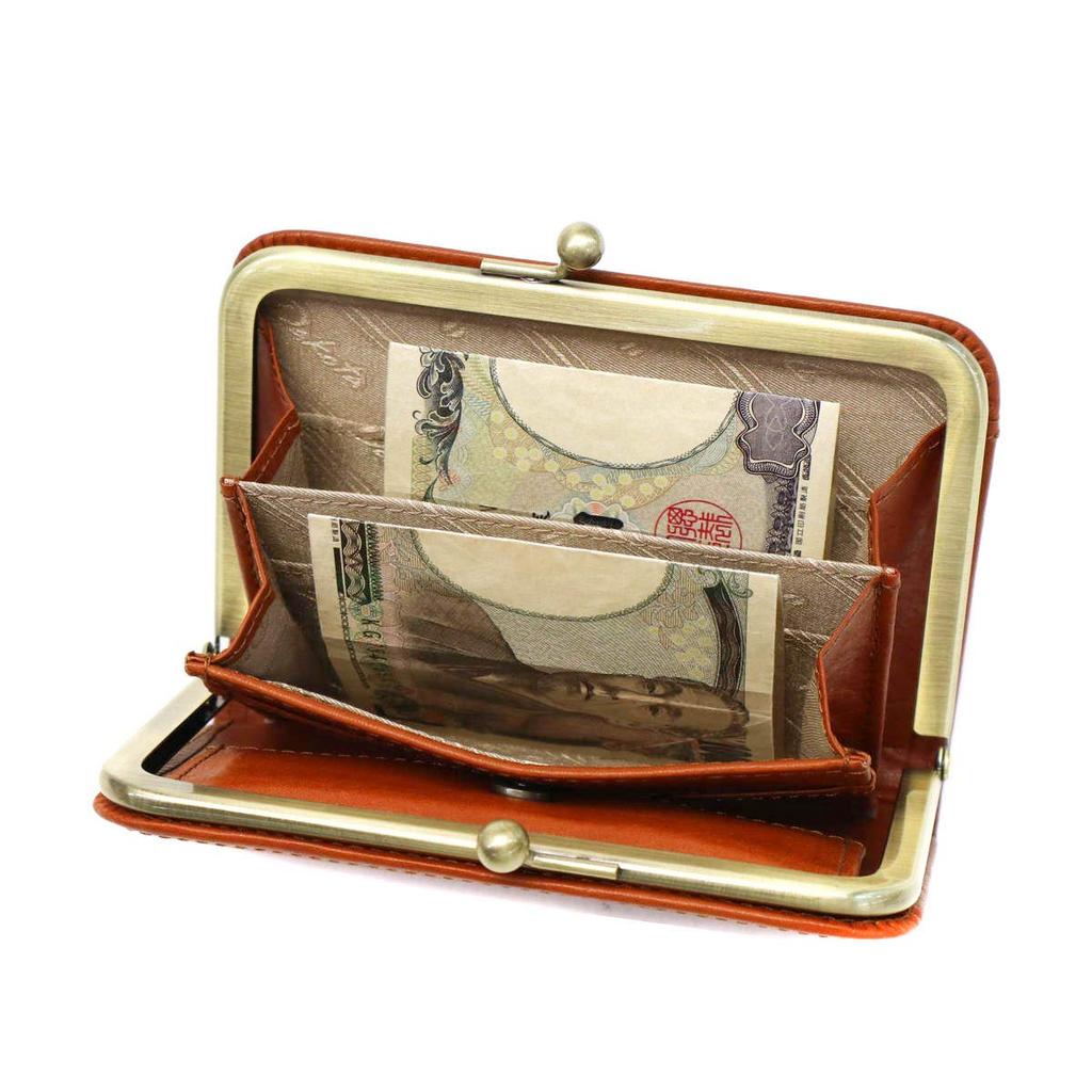 Clasp Wallet Genuine Leather Largo Green [Dakota] Women's DA-35888-50