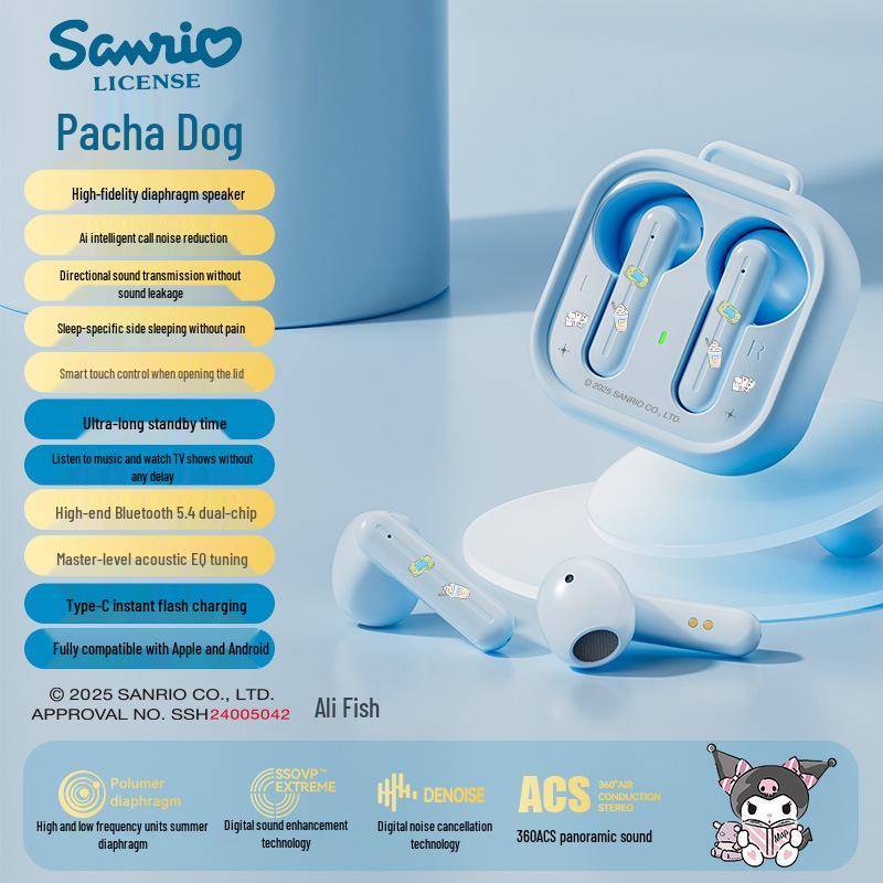 Sanrio H19 Hello Kitty Милые Беспроводные Bluetooth-Наушники - Идеальный Подарок для Студентов и на Вечеринки