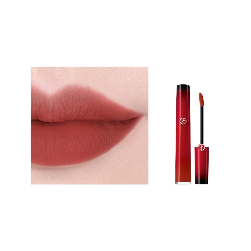 Armani PASSION красная туба блеск для губ Рождественская серия 2025 бархатный легко наносимый цвет cosmetics #206 Глиняный красно-коричневый