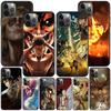 Чехол с аниме «Атака Титанов» для Iphone 14 11 13 Pro Max 12 Mini Xr 7 8 Plus Se 2020 Xs 6 6s + чехол, черный мягкий чехол для телефона