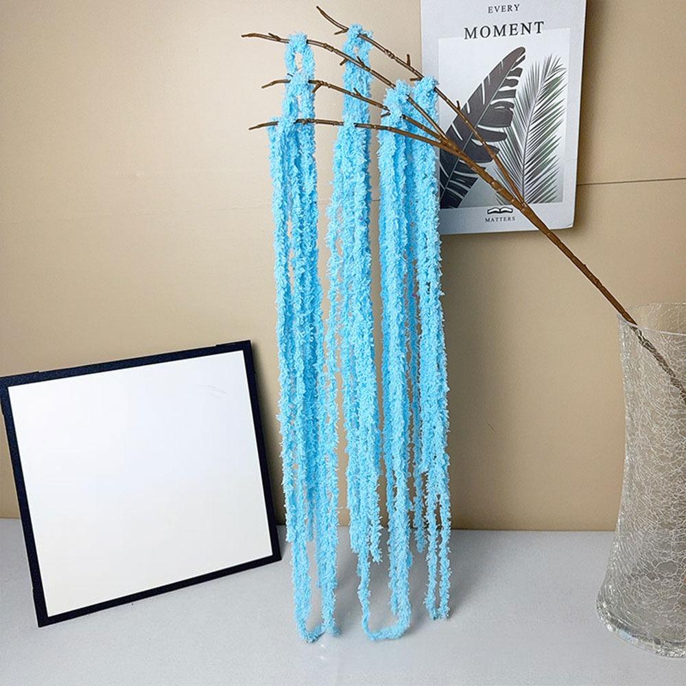 Multicolor Amaranthus Artificial Hanging Plant Ornament Accessories Simulated Amaranthus Caudatus Yarn Photo Props