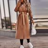 Women's Fashion Autumn And Winter Loose Casual Long-Sleeved Tweed Jacket Top
