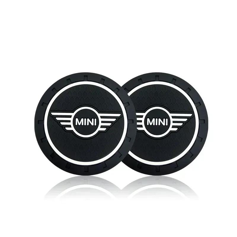 Для BMW Mini 1/2 шт. Автомобильные подставки под стакан Вода Чашка Противоскользящая силиконовая подставка Автоаксессуары для BMW Mini Cooper R56 R50 R53 F56 R60 2011 201