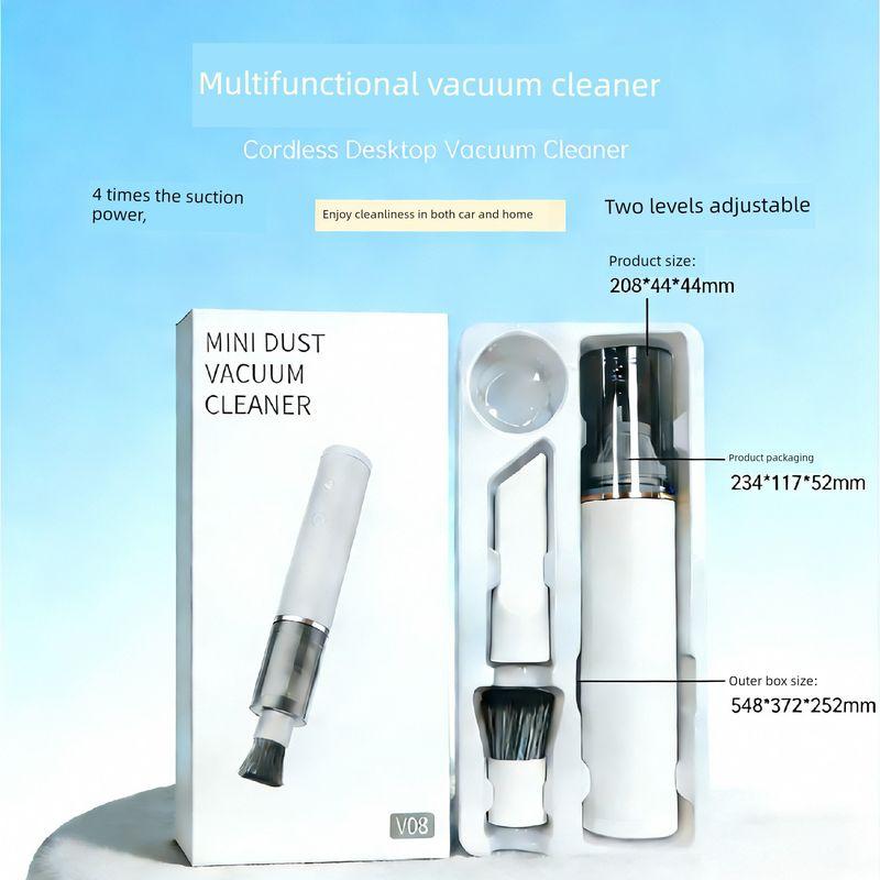 Jfhk Coffee Powder Vacuum Cleaner with Strong Suction, Small Vacuum Pen for Blowing Coffee, Rechargeable Vacuum Cleaner for Desktop Cleaning, Portable