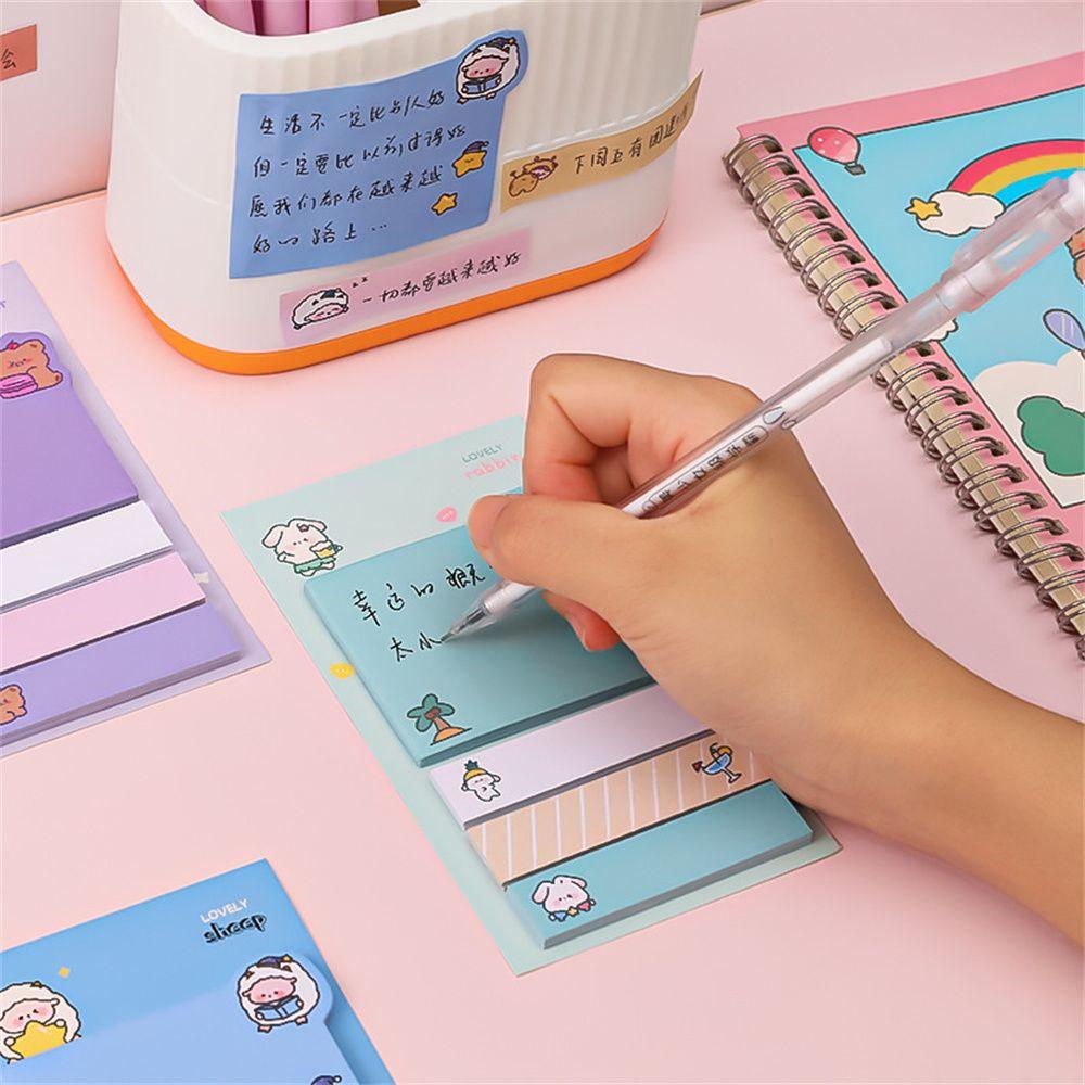 Kawaii School Supplies Animal Stationery N Times Memo Pads Planner Stickers Sticky Notes Bookmark