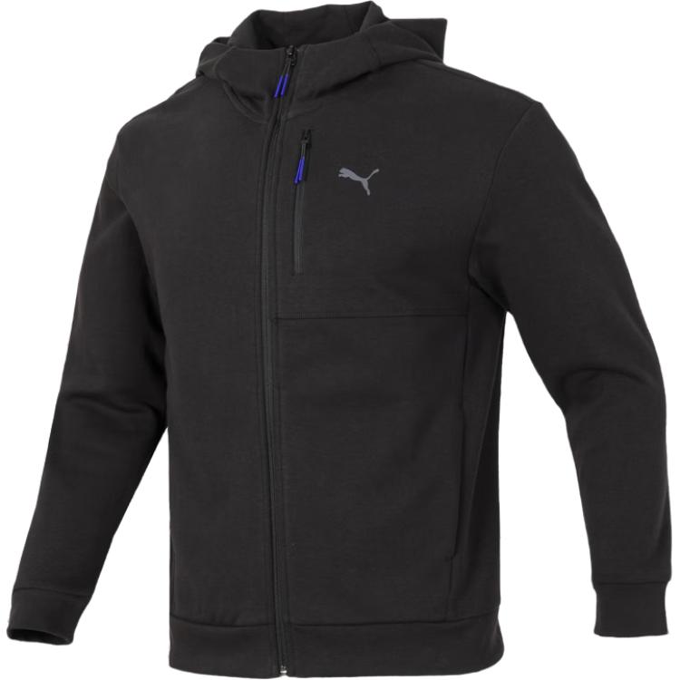 Puma Sports Training Hooded Fashion Jacket Men Jackets Black 684093-01
