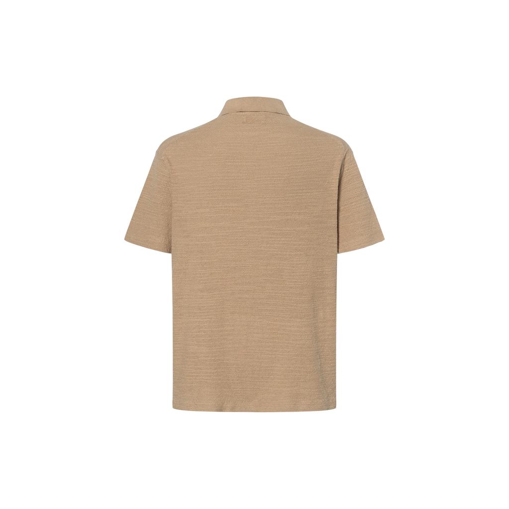 Polo Ralph Lauren SS26 Рубашка с коротким рукавом на пуговицах с текстурой Мужские рубашки 710977589001