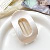 Дугообразный овальный зажим-краб Мраморный градиентный цвет Хвост Пучок Зажим-акула Высококлассный аксессуар для волос Заколка