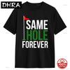 Unisex Tshirt Same Hole Forever Golf Funny Bachelor Party Wedding Groom Novelty 100 Cotton Loose Soft Tshirt Short Sleeve Tee