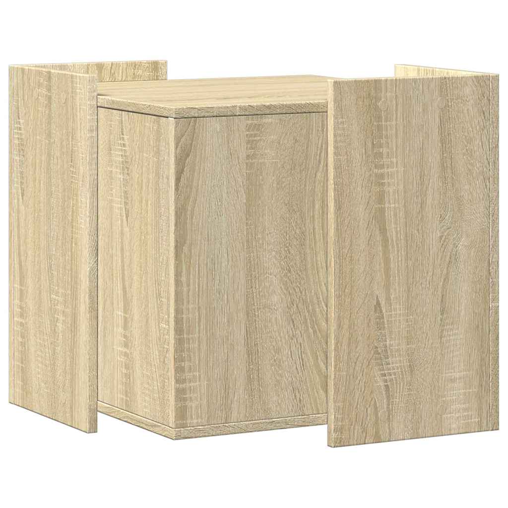 Cat Litter Box Sonoma Oak 53x53x51 cm Particleboard