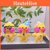 Cartoon Charming Duck Plush Toy Keychain With Cute Designs And Ultra Fill Soft
