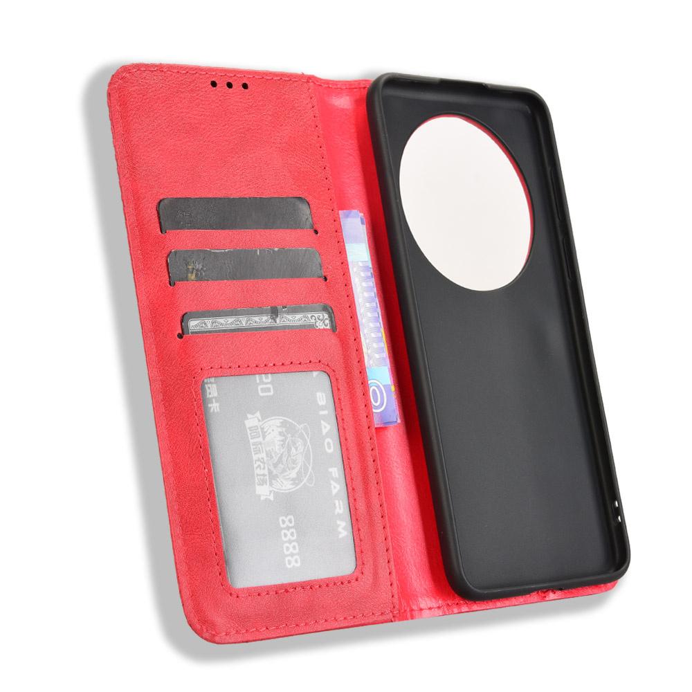 Кожаный чехол-книжка в стиле ретро для Huawei Mate 70 Pro Plus 70pro 60 Pro+ 50 40 Pro Магнитный чехол-кошелек с отделением для карт и подставкой