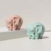 3D Elephant Silicone Candle Molds for Epoxy Resin Candle Making Cement Gypsum Silicone Molds Silicone Fondant Molds