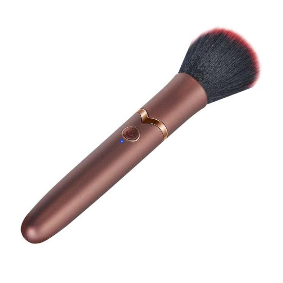 Массажный вибратор, глубокая стимуляция, перезаряжаемая USB-зарядка, дизайн кистей для макияжа, удобный флирт