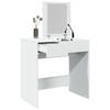 VidaXL Dressing Table with Mirror White 73x46.5x120 Cm, Makeup Table, Bedroom Dressing Table, Dressing Table with 848220