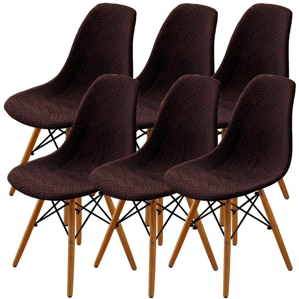 Эластичный чехол на стул Eames Скандинавский Современный Минималистичный Чехол на обеденный стол и стул Чехол-подушка для домашнего стула